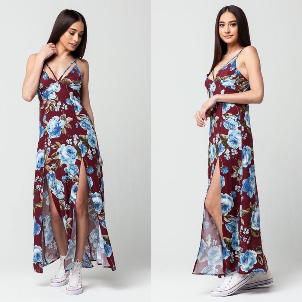 Mimi chica Floral maxi dress